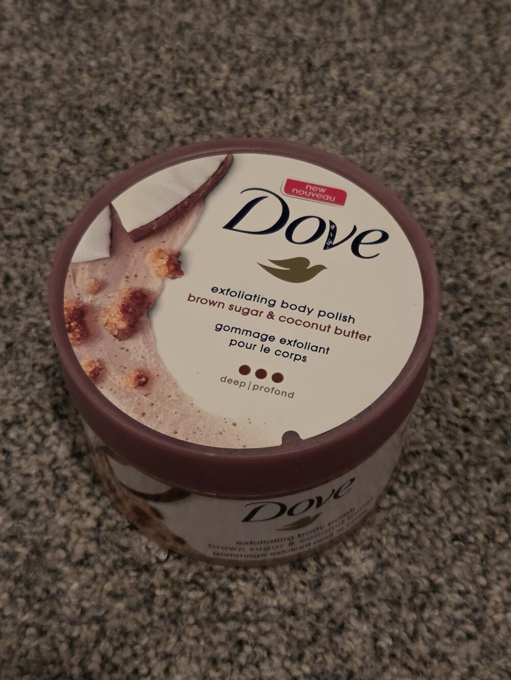 DOVE Brown Sugar & Coconut Butter Exfoliating Body Polish - Deep (Brown)